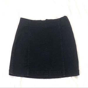Black wild fable jean skirt size 0